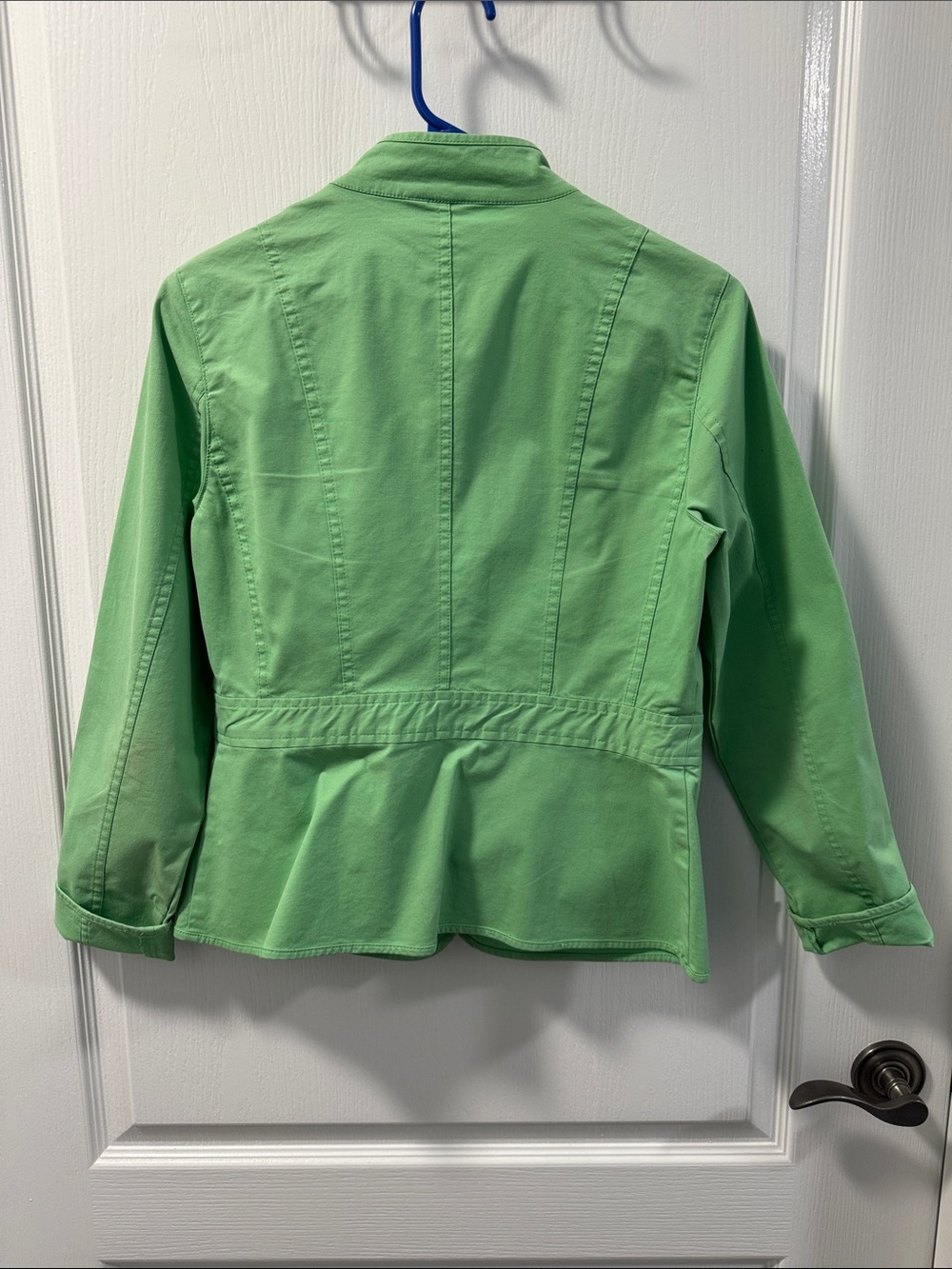 Talbots Light Green Button-Front Jacket - 6P - Picture 5 of 8